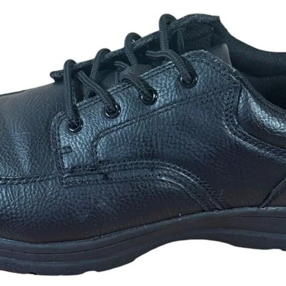 Perry Ellisc Men's Size 10 Work Shoes Portfolio Eldridge Black Lace Up Comfort - Picture 3 of 10